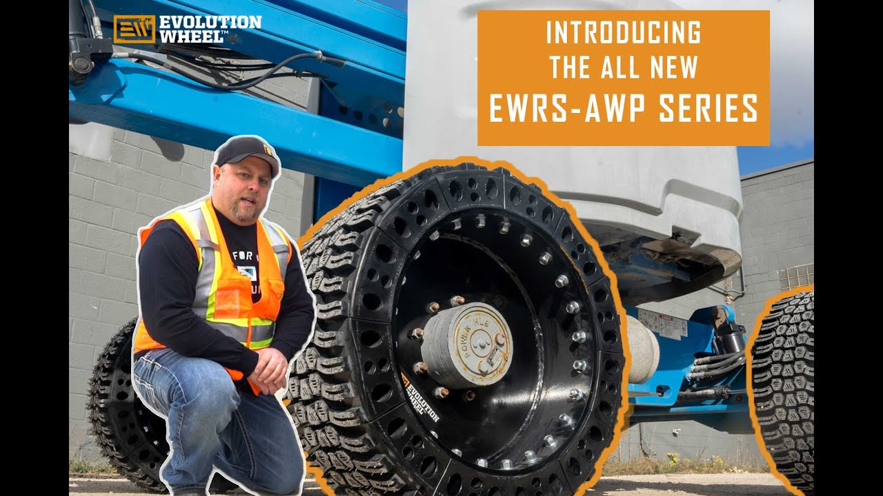 airless aerial lift tires EWRS-AWP