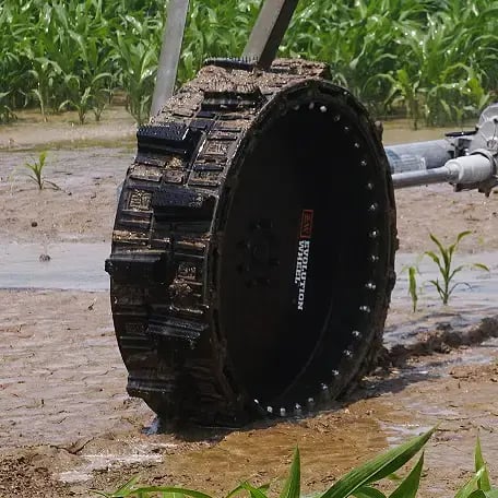 airless tires for irrigation pivots