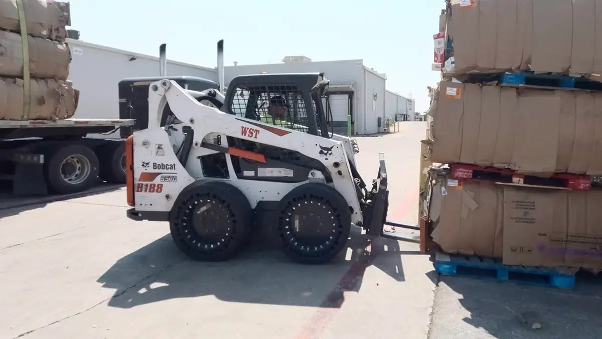 smooth bobcat tires