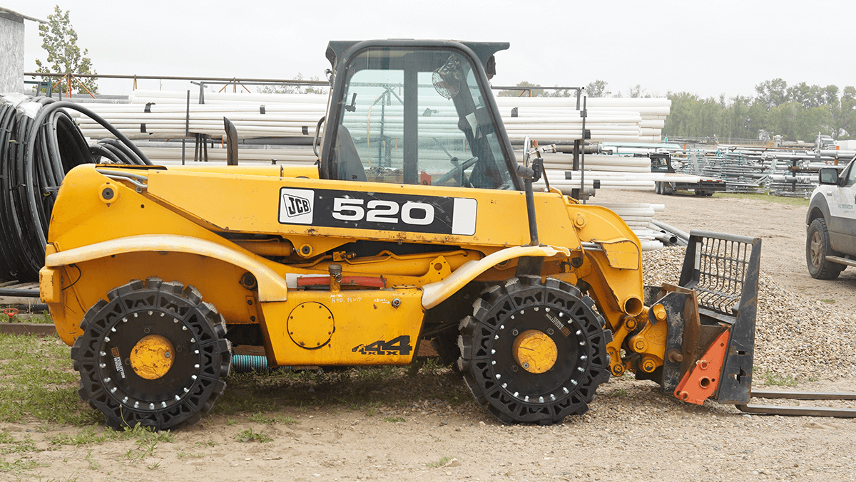 solid tires for jcb telehandler