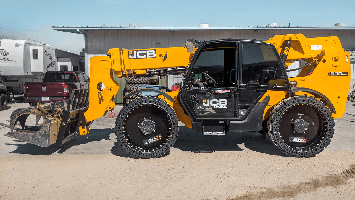 solid jcb telehandler tire