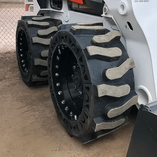 solid skid steer tires canada