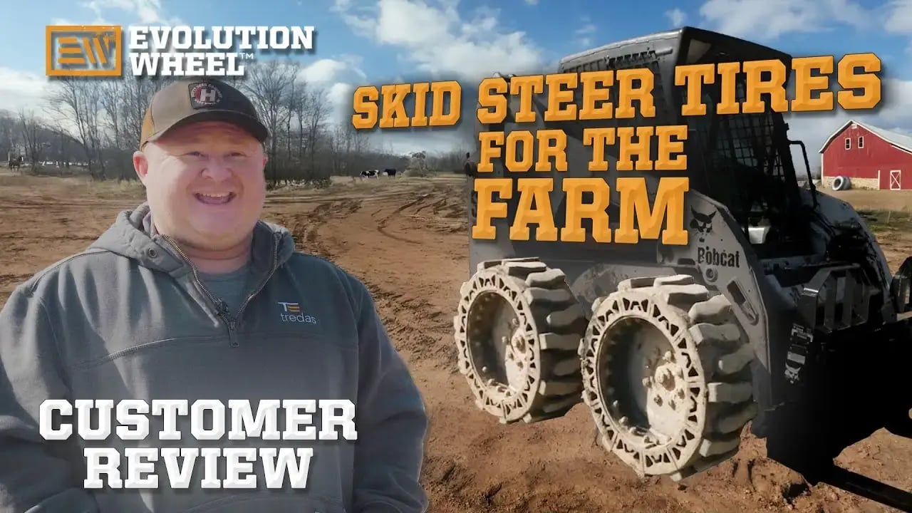 airless bobcat skid steer tire review