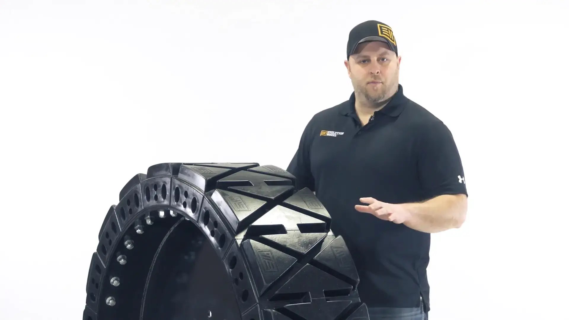 solid telehandler tire product video