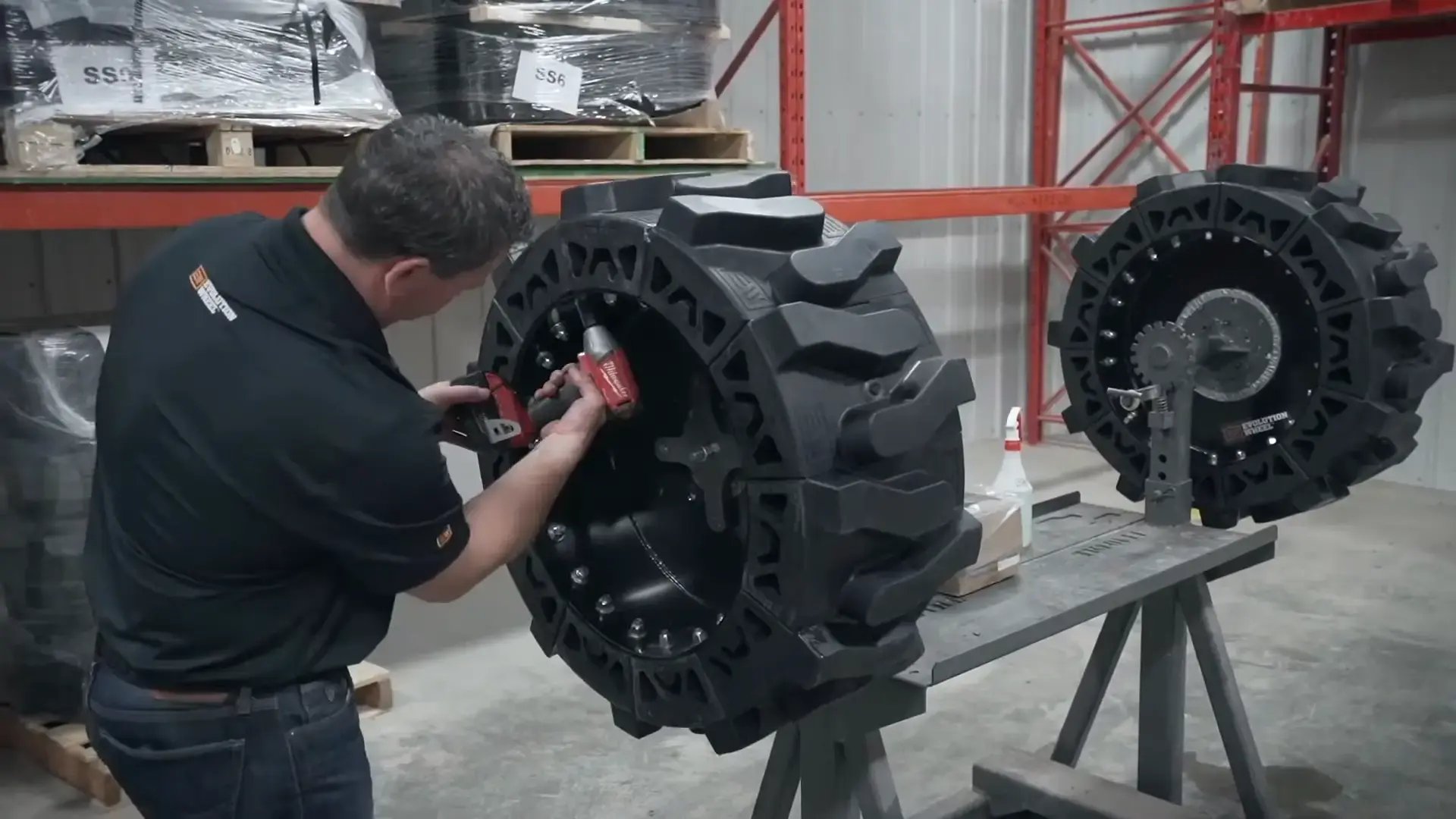 solid tire assembly