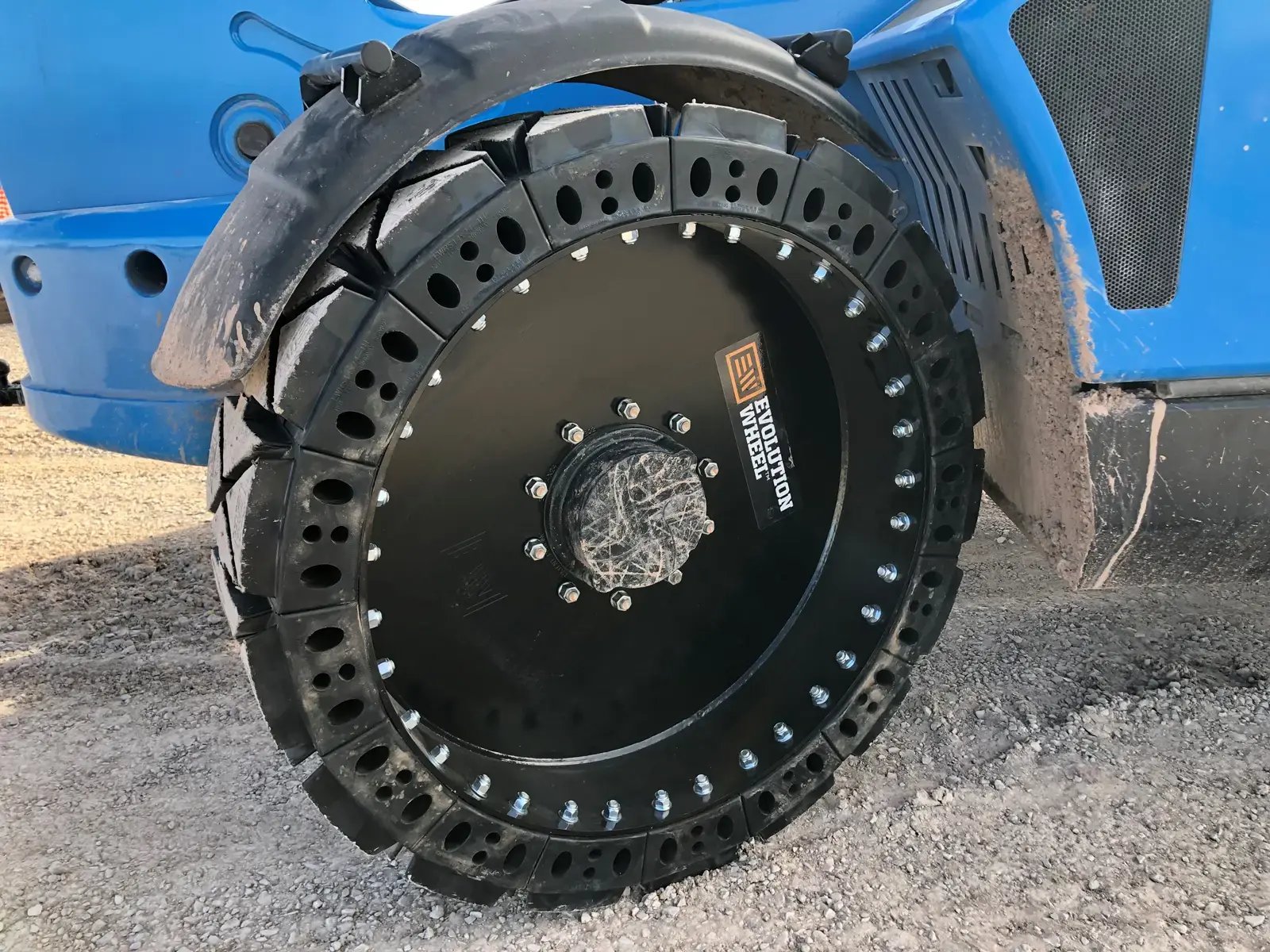 solid tire genie telehandler