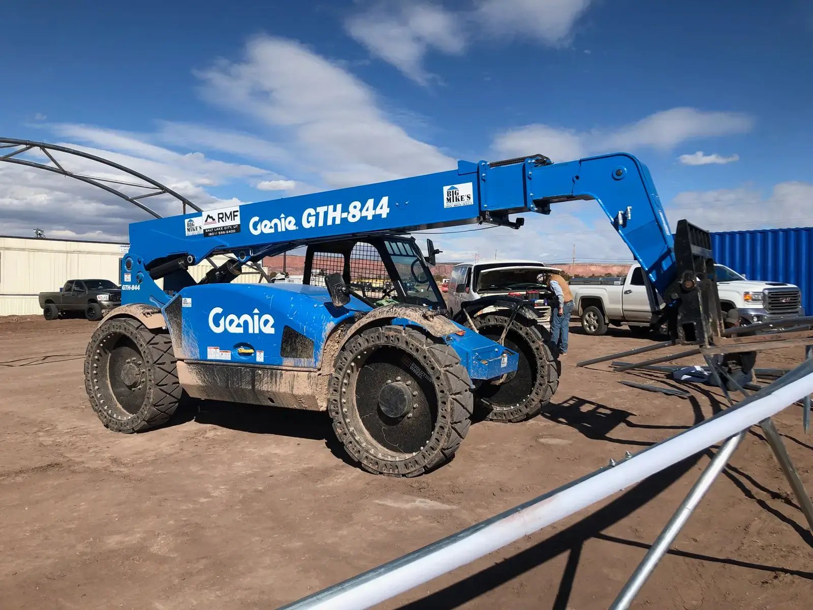 solid tire genie telehandler