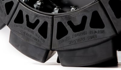 specially engineered holes solid tires solid skid steer tires