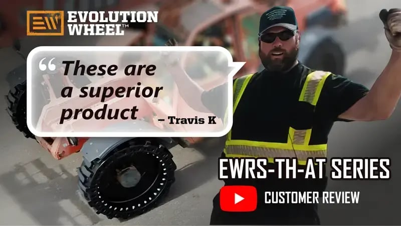 Telehandler con Evolution Wheel