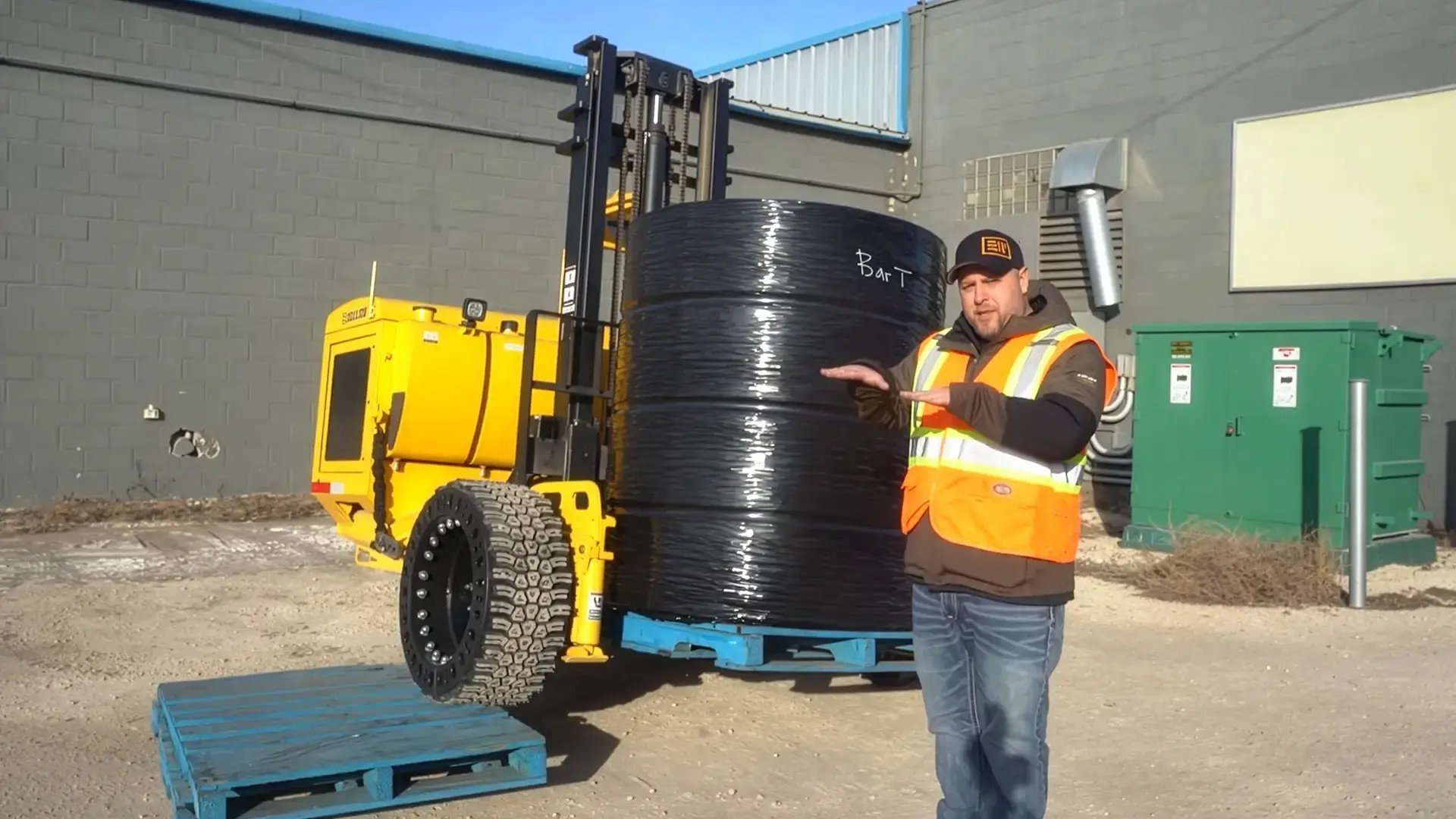 airless tmf tires stability test video