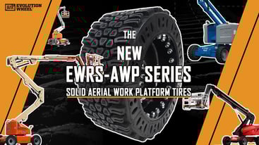 solid aerial work platform tires