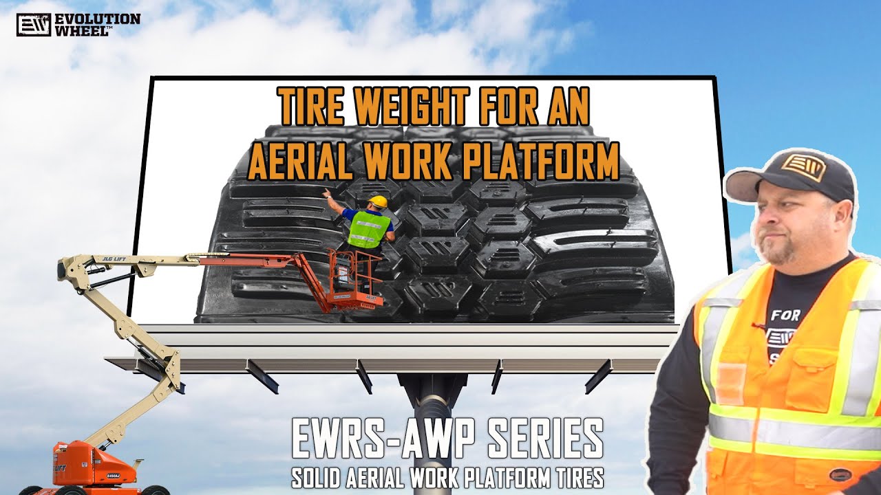 Boom Lift Airless Tires from Evolution Wheel