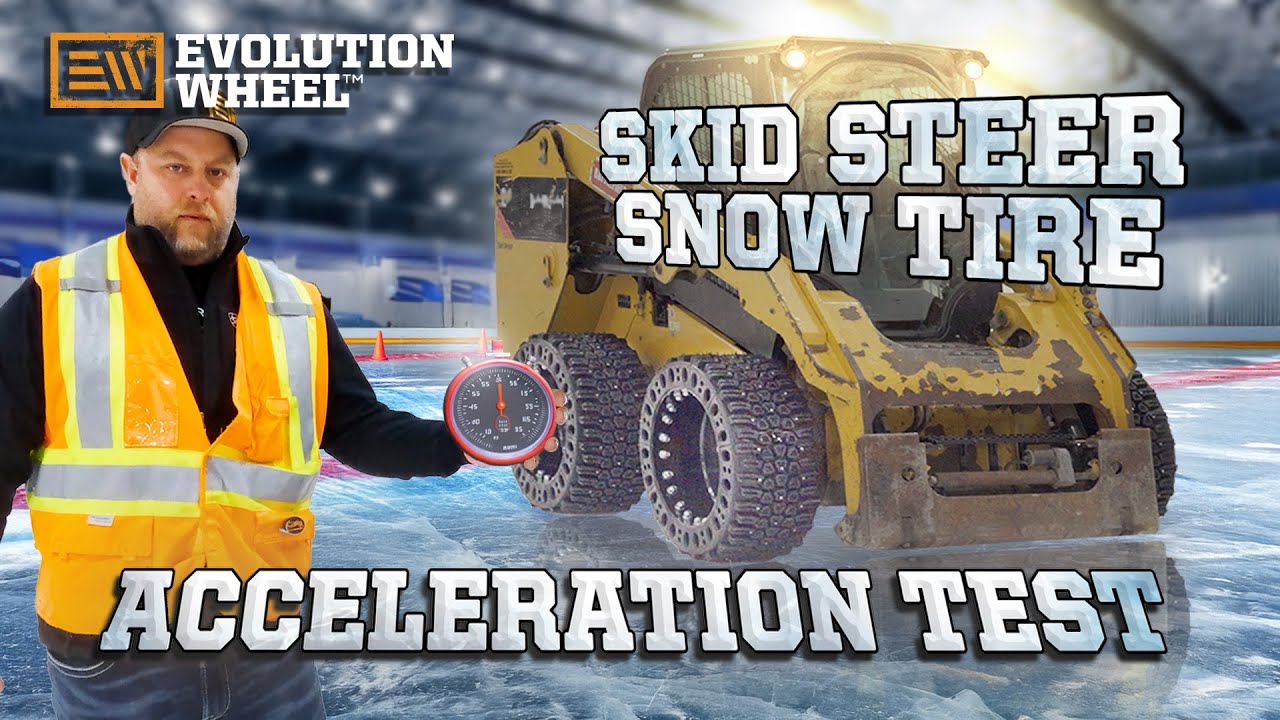 solid skid steer tires acceleration test