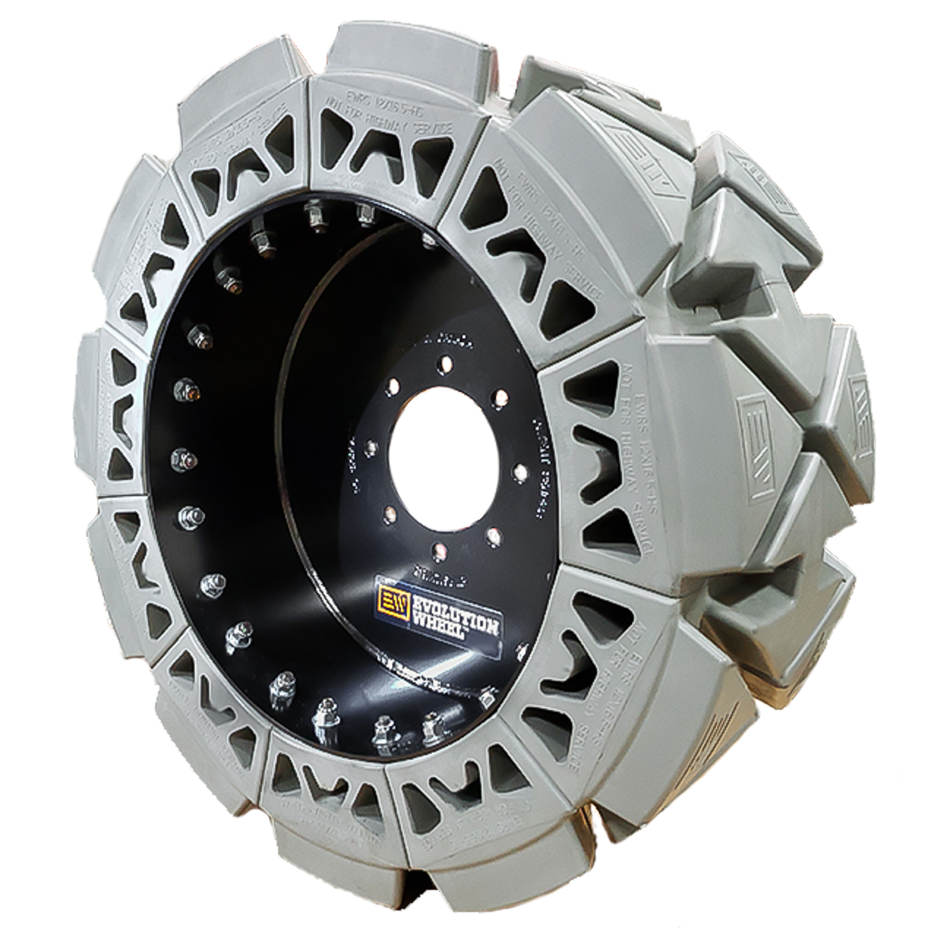 Evolution Wheel Non Marking Solid Skid Steer Tires
