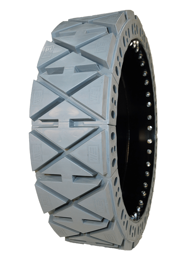 non marking solid telehandler tires