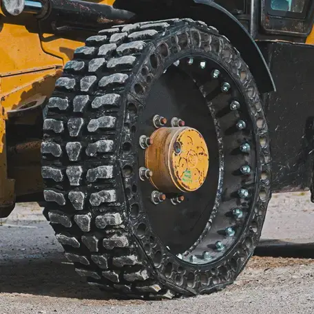 Evolution Wheel Airless Backhoe Tire Customer Testimonials